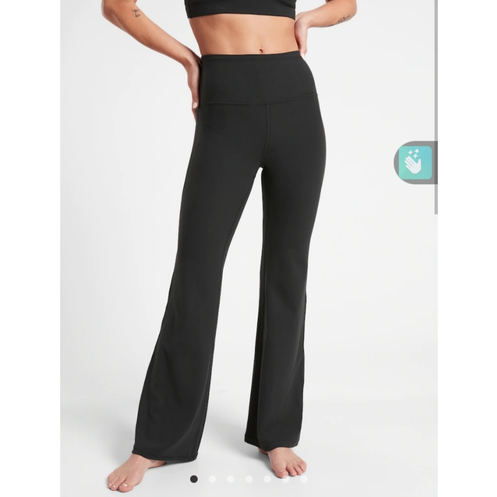 athleta elation high rise flare leggings pants